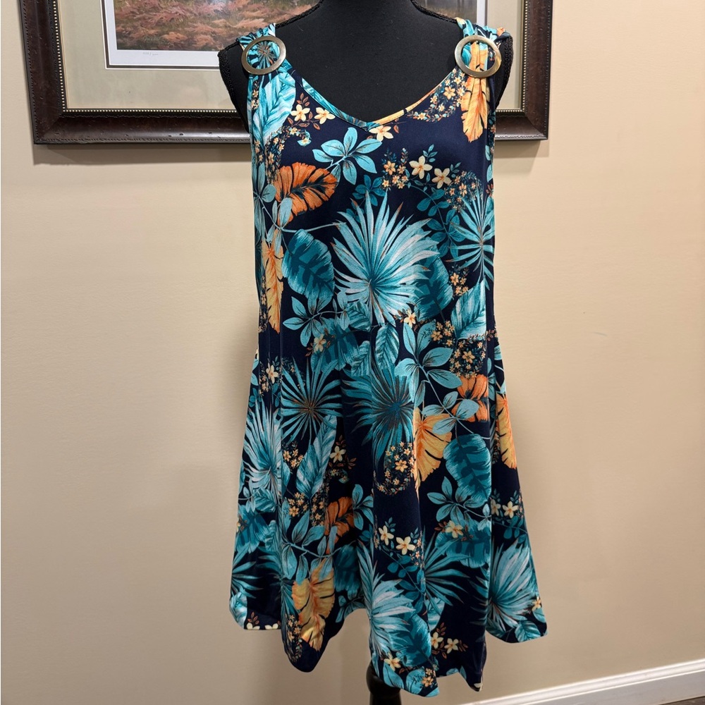 Floral Tank Top Style Dress